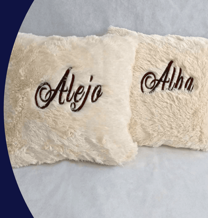 Cojines bordados